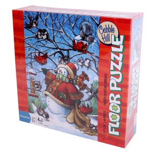 Cobble Hill Floor Puzzle - Frosty Feeds His Friends
