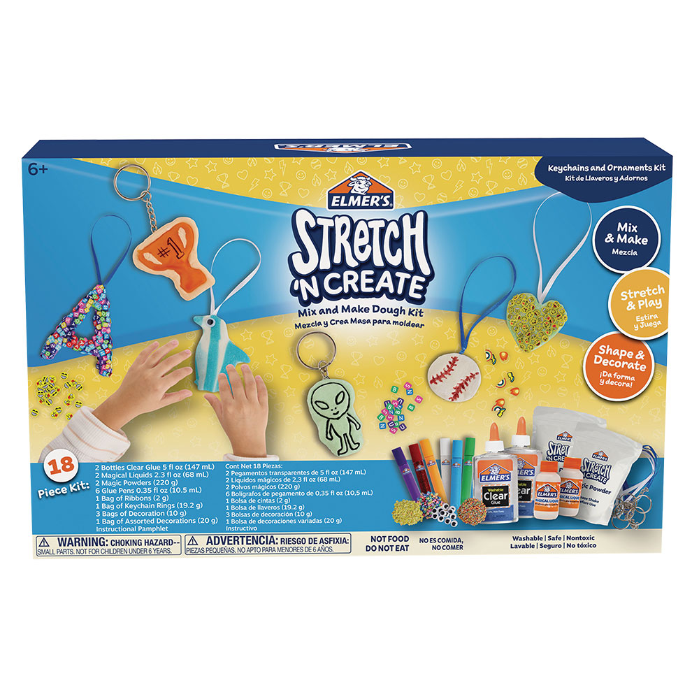 Elmer's Stretch'n Create Dough Key Chains & Ornaments Kit