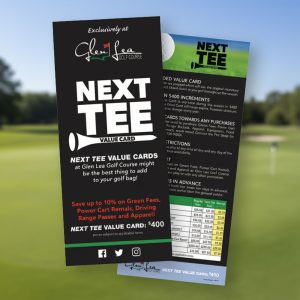 Glen Lea Golf Course Next Tee Value Card
