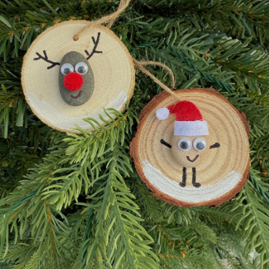 Christmas Kids Class Series — Rustic Ornament Making featured image