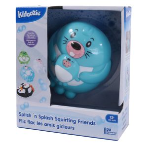 Kidoozie Splish 'n Splash Squirting Friends bath toy — Seal