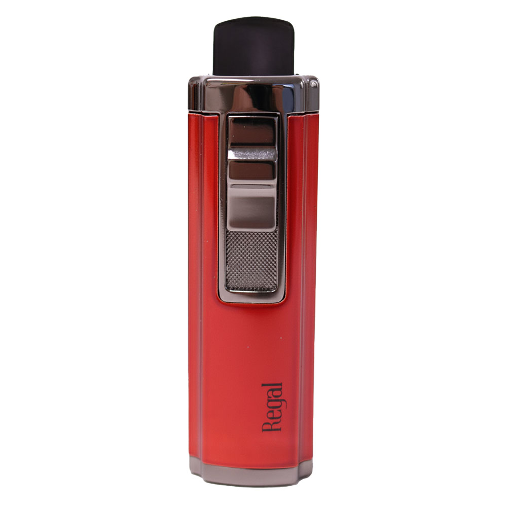 Regal Triplex Torch Lighter, red