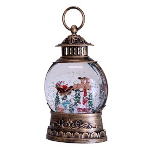 Santa's Sleigh Snow Globe