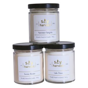 Soy Harvest Scented Candle Trio